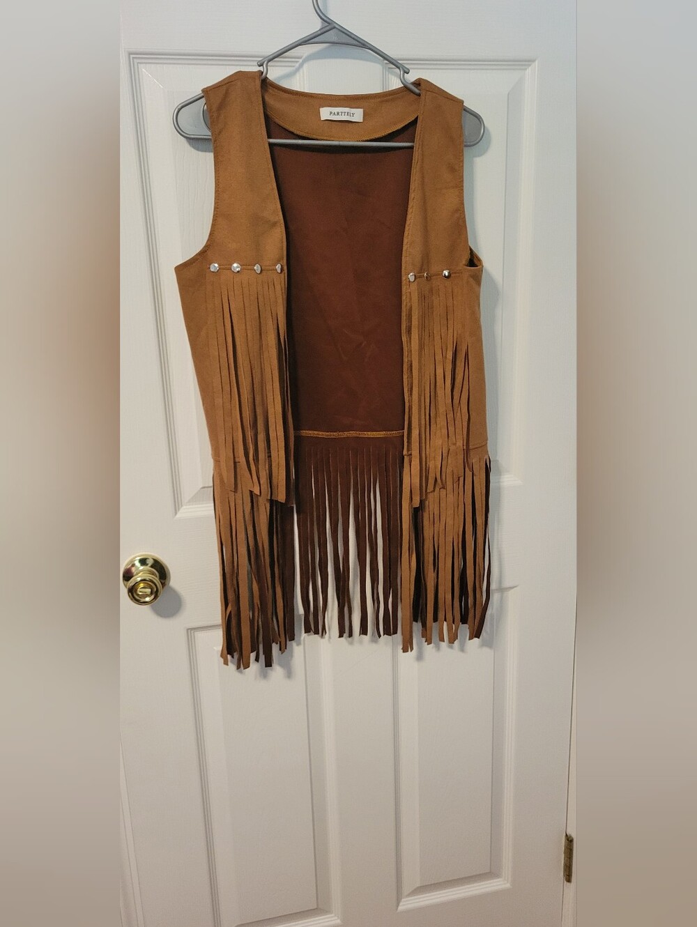 Brown Suede Fringe Vest - Boho Women’s Accessory
